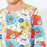 Comic Hero Bamboo Kids Pajamas