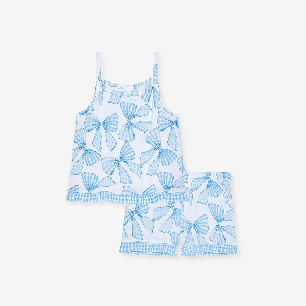 Edda Ruffled Hem Cami Short Set