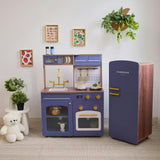 Teamson Kids Little Chef Normandy Wooden Play Kitchen With 14 Accessories