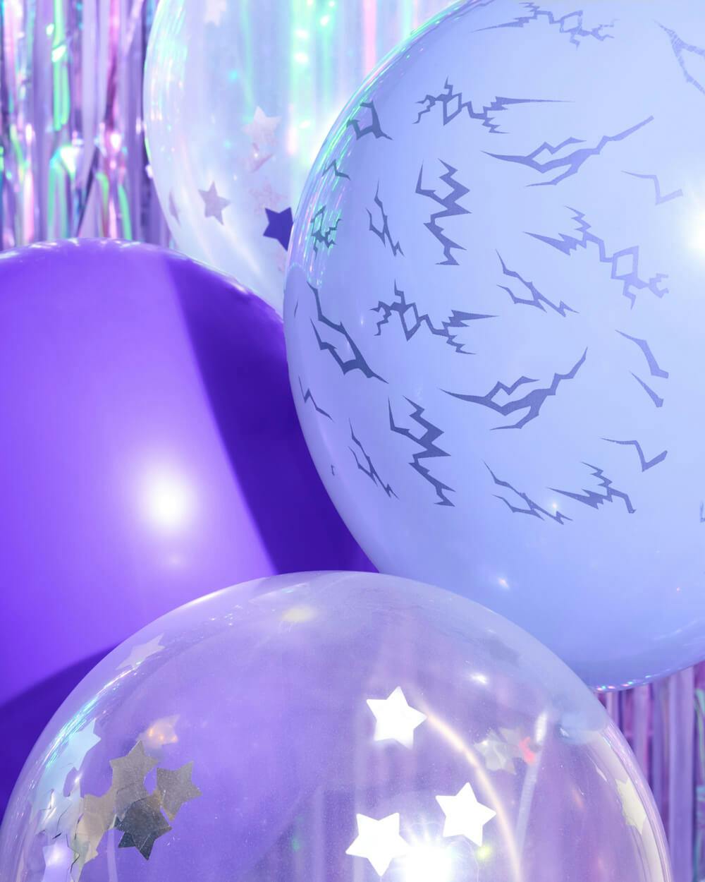 Kpop Party Balloons - 24 purple latex balloons