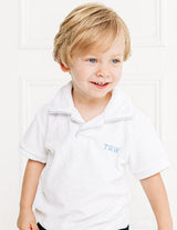 Custom Embroidered Terry Polo Shirt