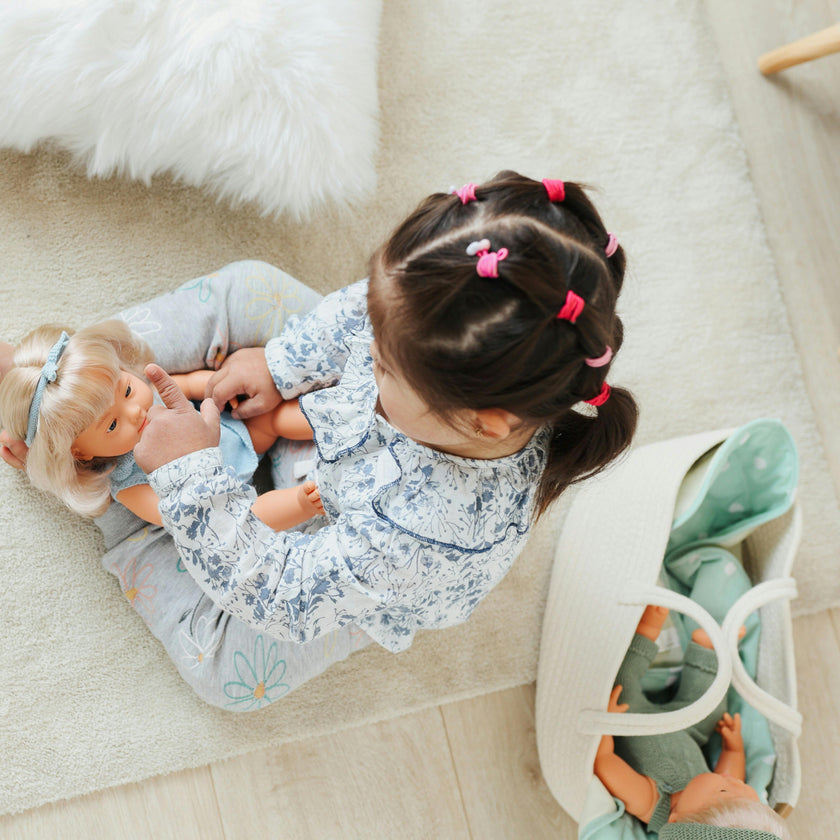 Aqua Doll Blanket
