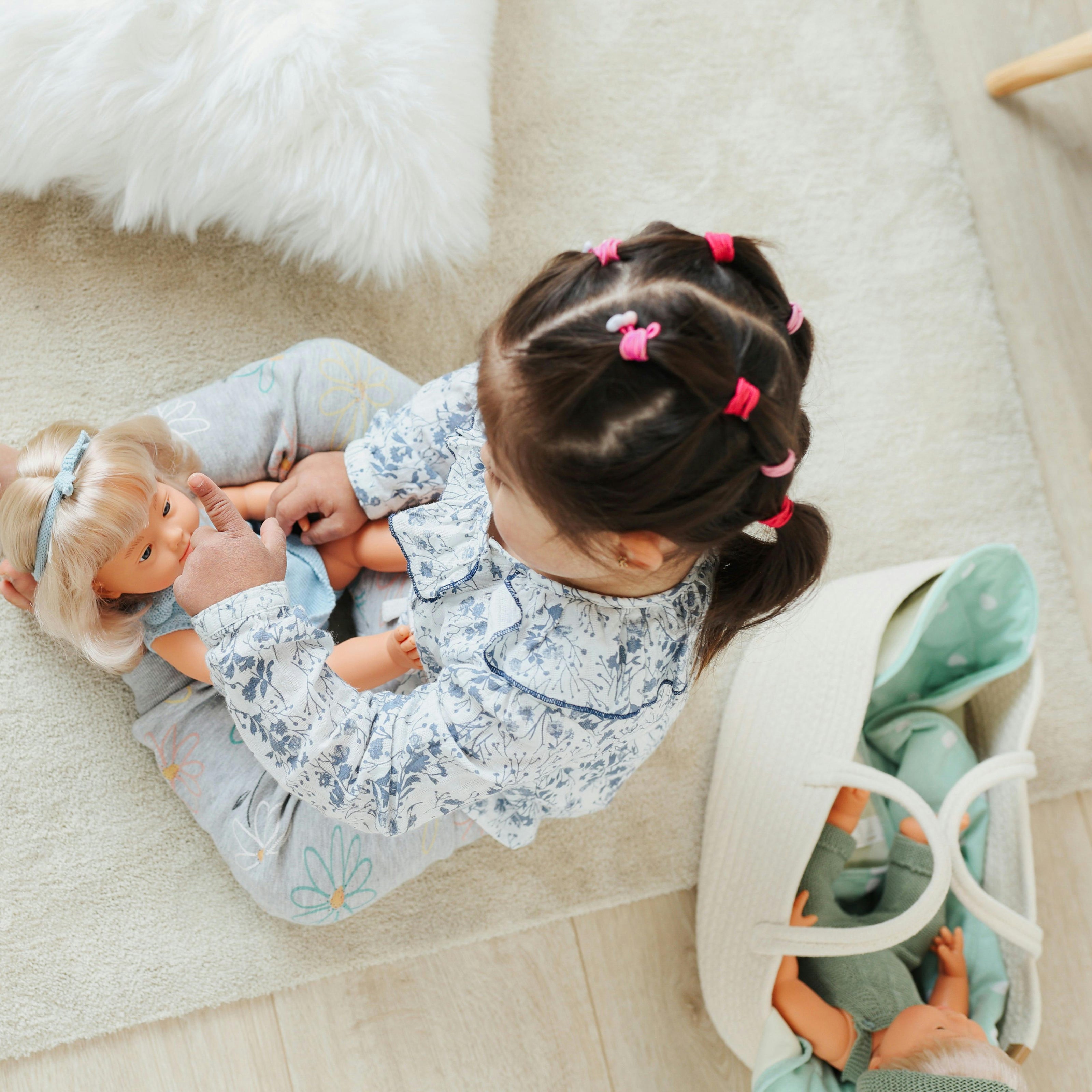 Aqua Doll Blanket