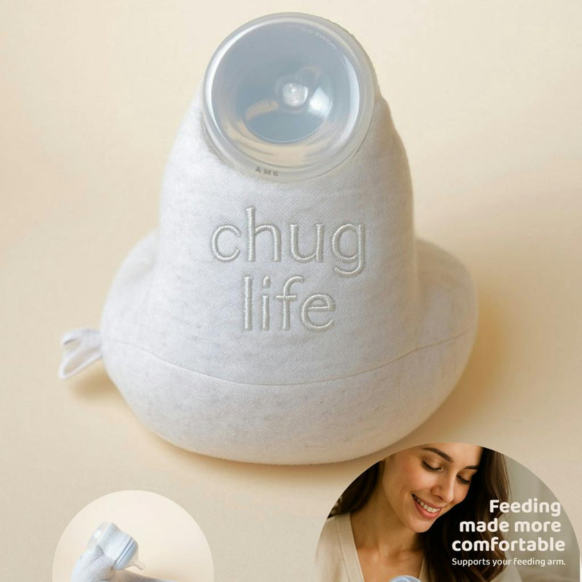 Baby Bottle Pillow Holder for Parents - "Chug Life"