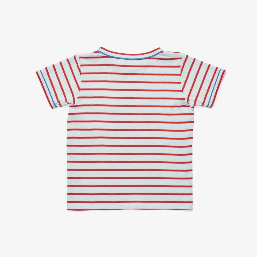 Willie T-Shirt, Paprika Stripe