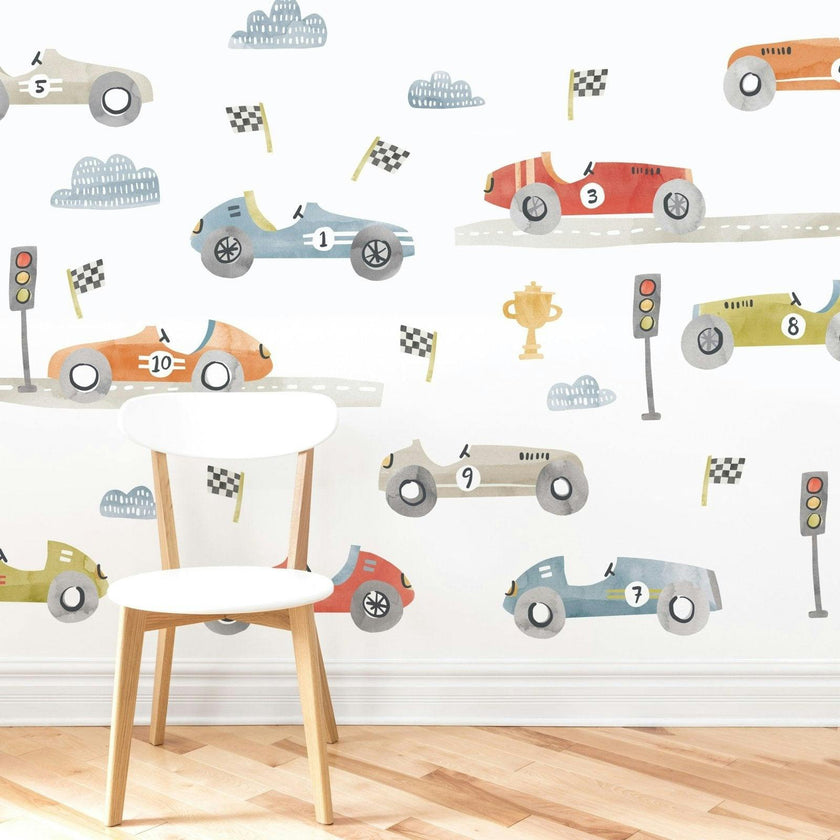 Hot Rod Kit • Large • Peel-and-Stick Wall Decals