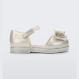 Metallic White Amy Barbie Sandals