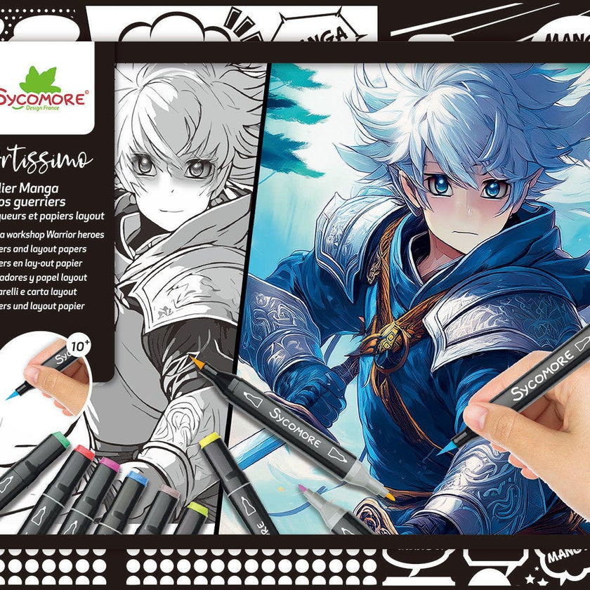 Manga - Layout And Markers Warrior Heroes - 10y+