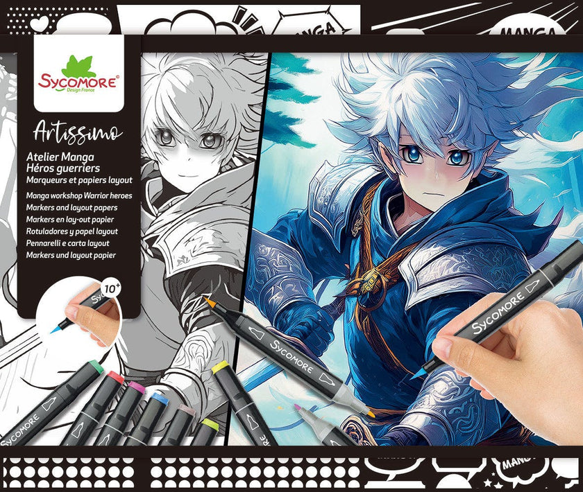Manga - Layout And Markers Warrior Heroes - 10y+