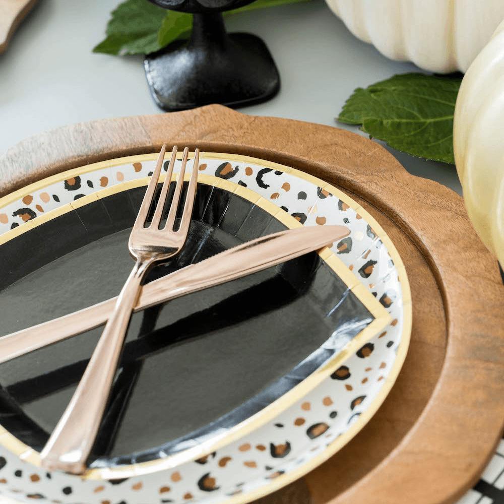 Posh Noir Plates - 3 Size Options
