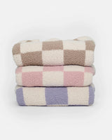 Boxy Sweater • Checkers Fuzzy
