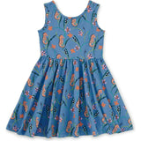 Sleveless Ballet Dress, Blue