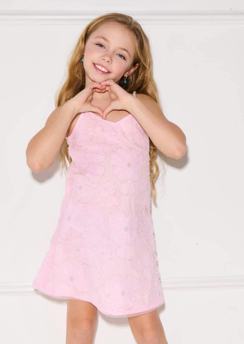 Princess Beaded Flowers Dress