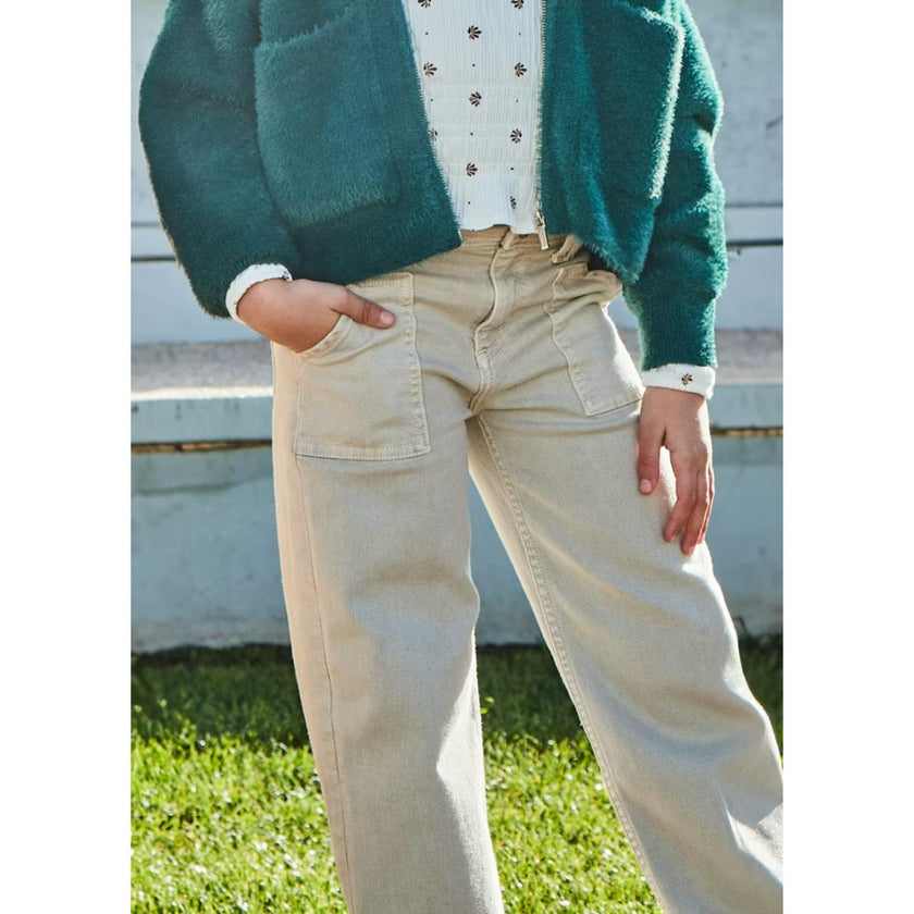 Girl Flared Twill Pants