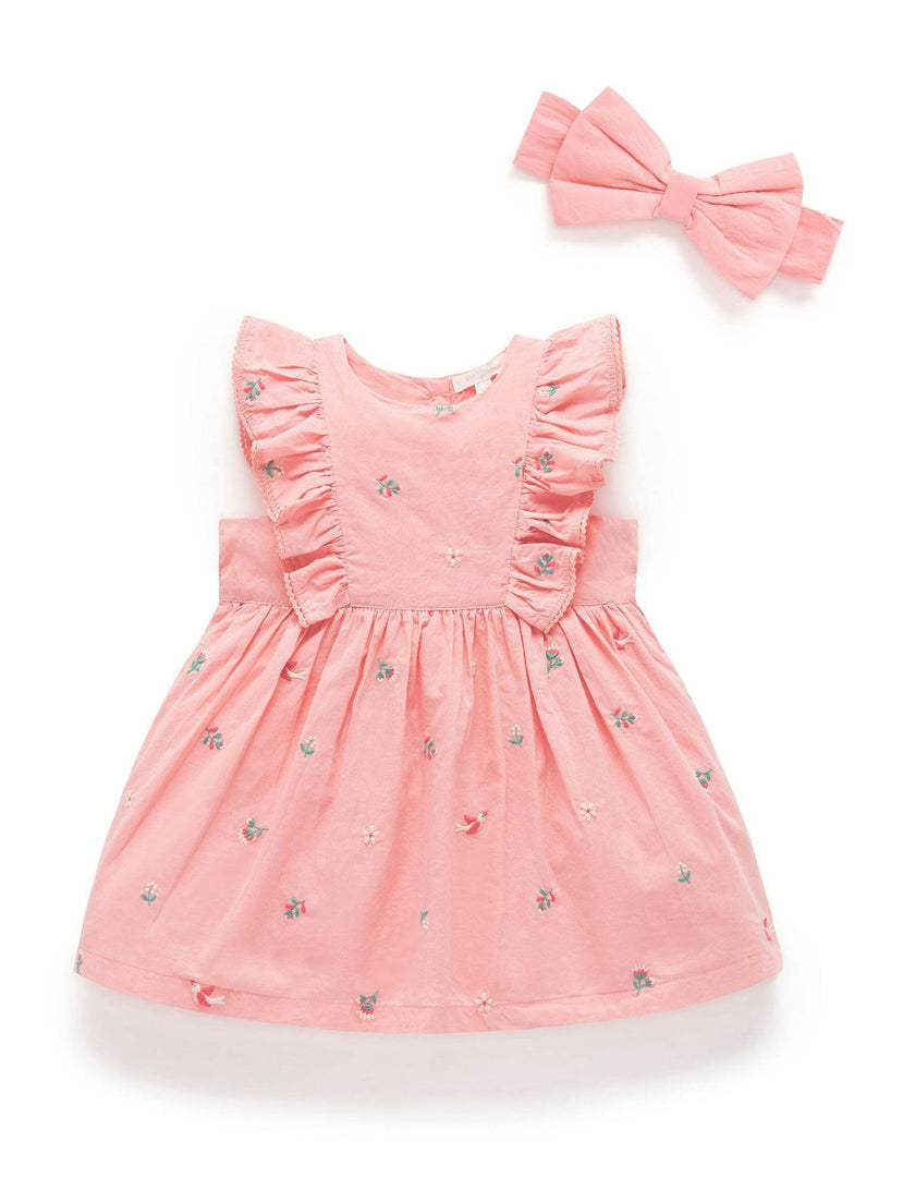 Broderie Dress & Headband Swallow Broderie