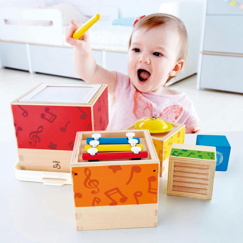 Odyssey Stacking Music Set W/ 6 Piece Musical Box Toy