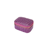 Faux Leather Snake Mini Jewelry Case