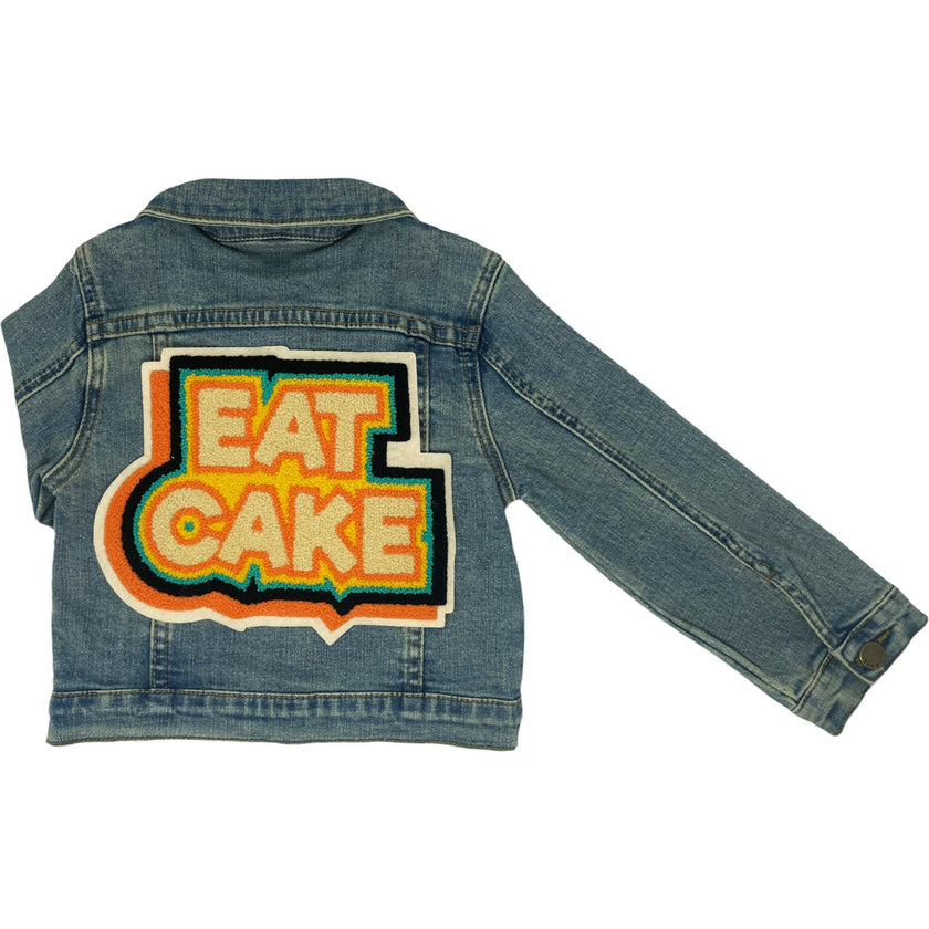 Eat Cake Denim Jacket - Unisex for Boys and Girls