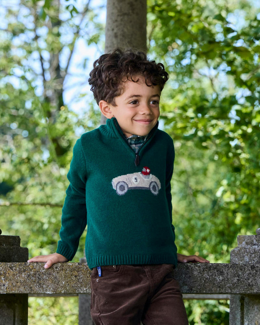 Henry Car Half Zip Sweater
