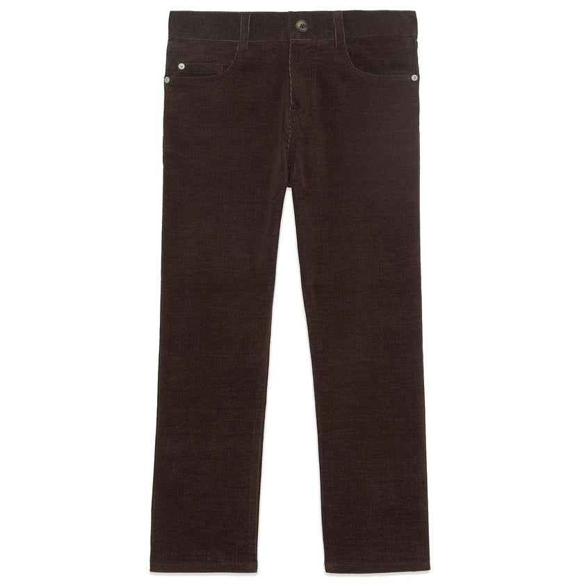 TARTINE ET CHOCOLAT Micro Cord Trousers - Chocolat