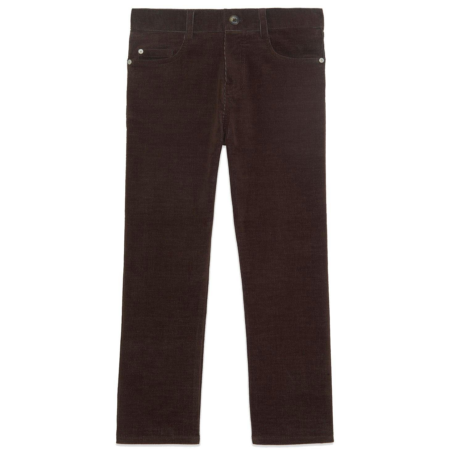 TARTINE ET CHOCOLAT Micro Cord Trousers - Chocolat
