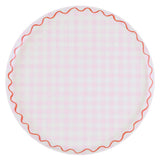 Gingham Reusable Large Plates
