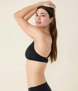 The Valencia Bikini Top - Flat - Black