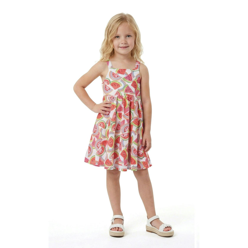 Girls All Jersey Dress | Watermelon & Rainbows