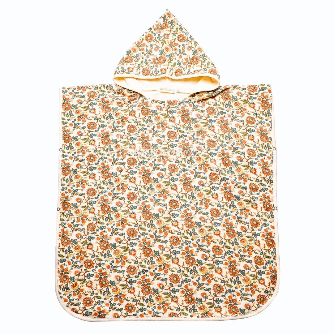 Bathing Towel Poncho | Organic Cotton - In Bloom