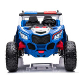 24V 4x4 Freddo Storm Police UTV 2-Seater for Kids with Lights & Sirens for Action-Packed Adventures