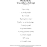 Organic Cotton Muslin Swaddle