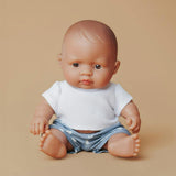 My friends & Me Collection Hispanic Boy Baby Doll - 8 1/4''
