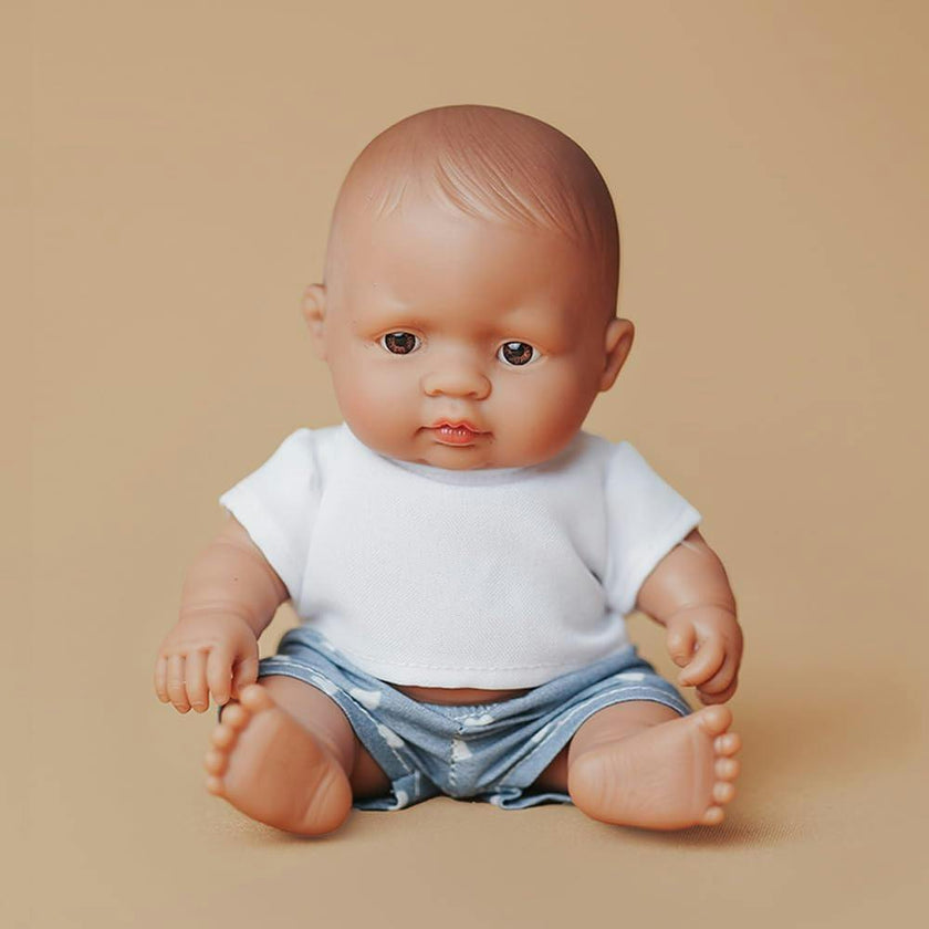My friends & Me Collection Hispanic Boy Baby Doll - 8 1/4''