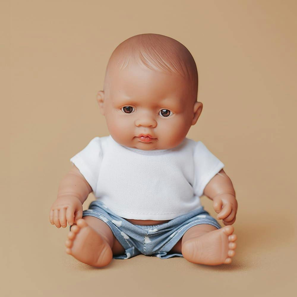 My friends & Me Collection Hispanic Boy Baby Doll - 8 1/4''