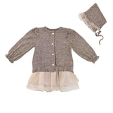 Brown Ruffle 3-Piece Set