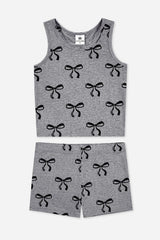 Simply Soft Luxe Cropped Racerback Tank & Tumble Short