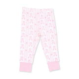 Ballet Shoes Ribbon Stripe - Long Sleeve Loungewear Set