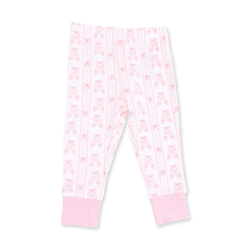 Ballet Shoes Ribbon Stripe - Long Sleeve Loungewear Set