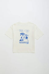 HULA T-SHIRT CLOUDY WHITE