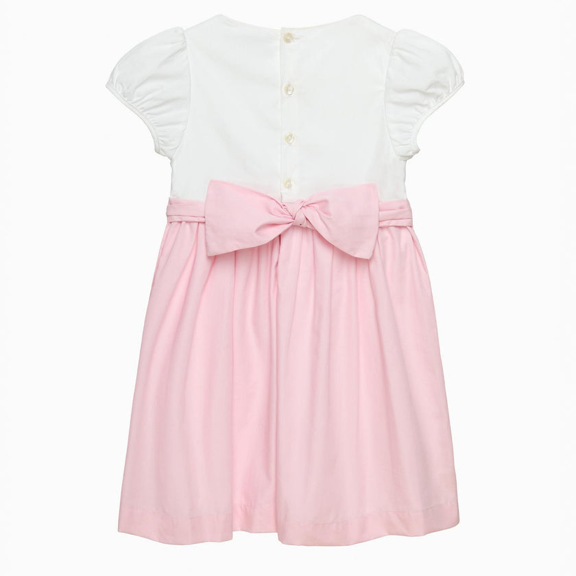 Rose Hand Smocked Dress in Pink