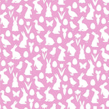 Parker Girls' Zipper Pajama - Easter Time Pink