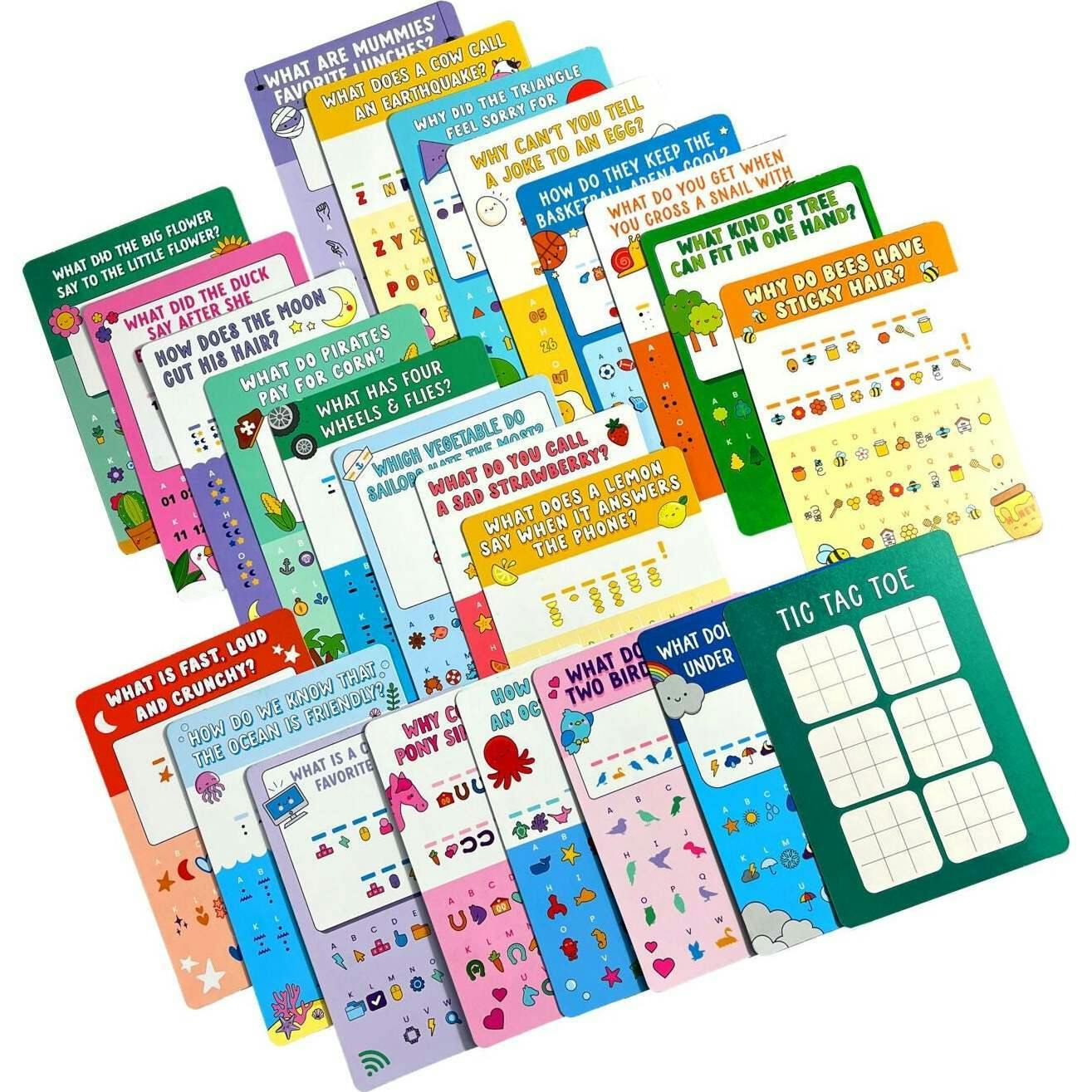 Joke Decoder Activity Cards - Set of 24