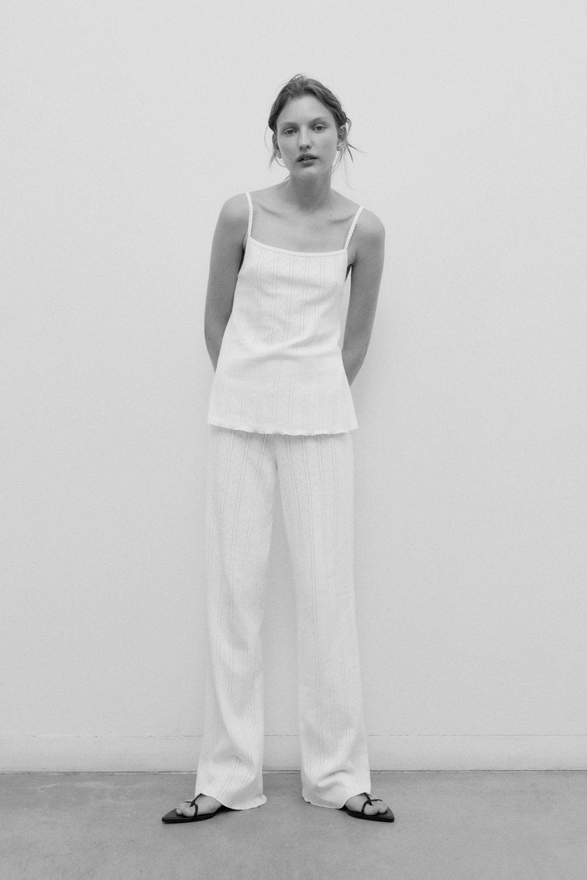 Romero Woman Pant Ecru