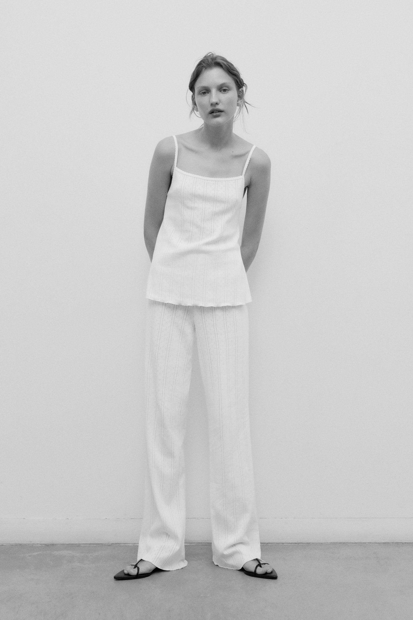 Romero Woman Pant Ecru