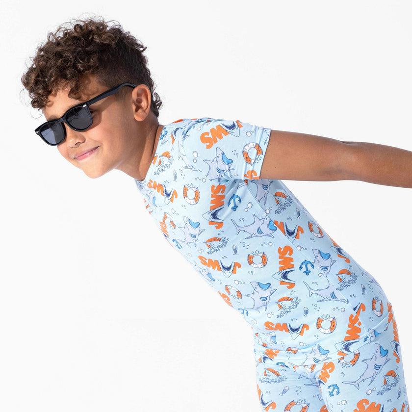 JAWS Bamboo Kids Pajama Short Set