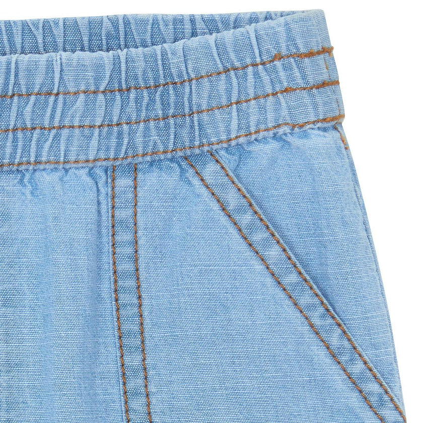 BONTON Light Chambray Darius Baby Pants