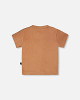 Cotton Rib Jersey T-Shirt And Organic Cotton Jersey Short Set