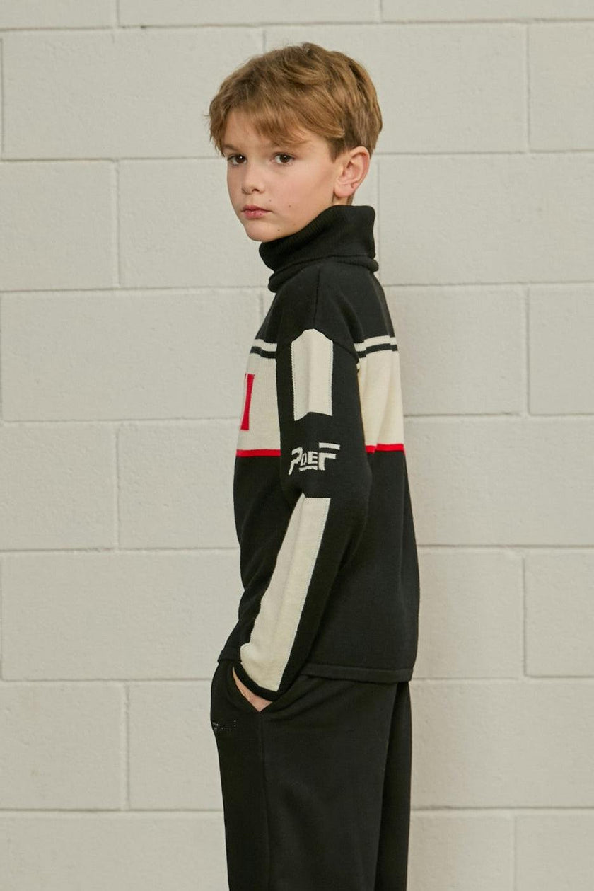 Alpine Ski Sweater in Wool Blend