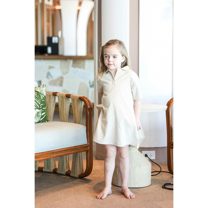 Seersucker Short Sleeve Dress