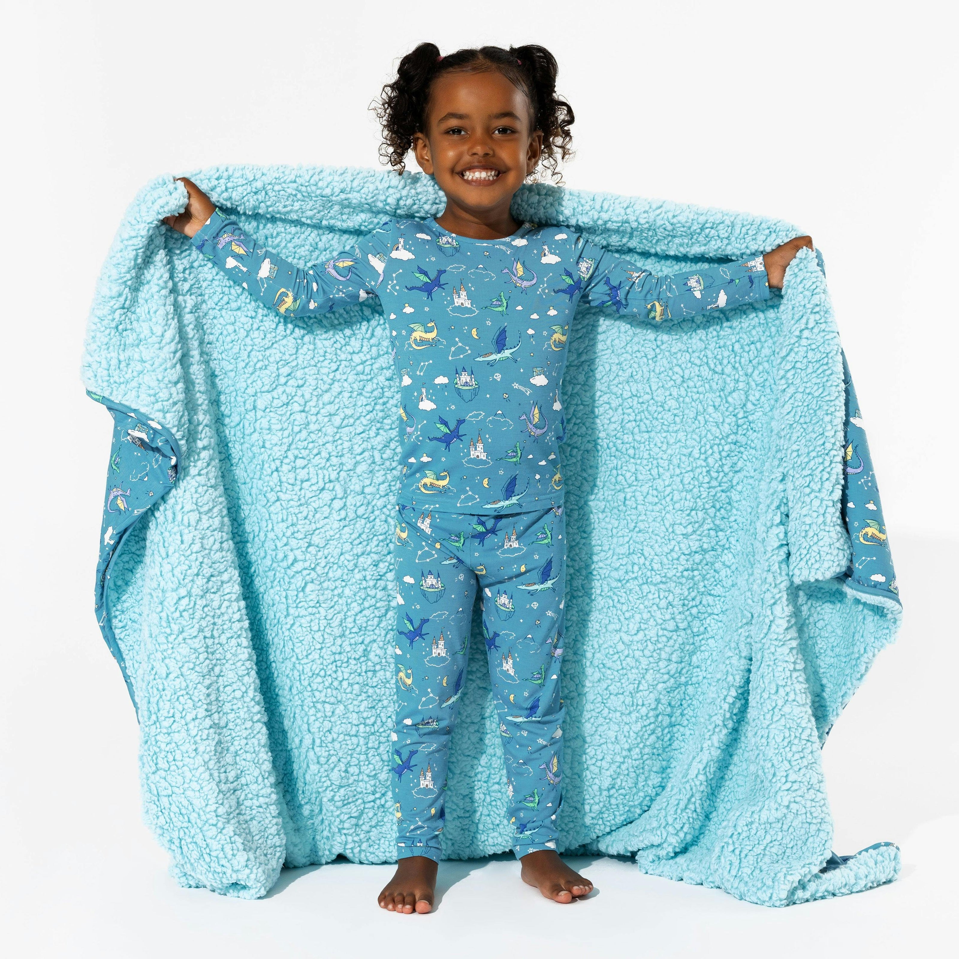 Dragon Dreams Bamboo Sherpa Blanket